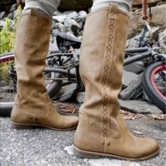 Free People Shoes - Free People OTBT Putney suede tall boots